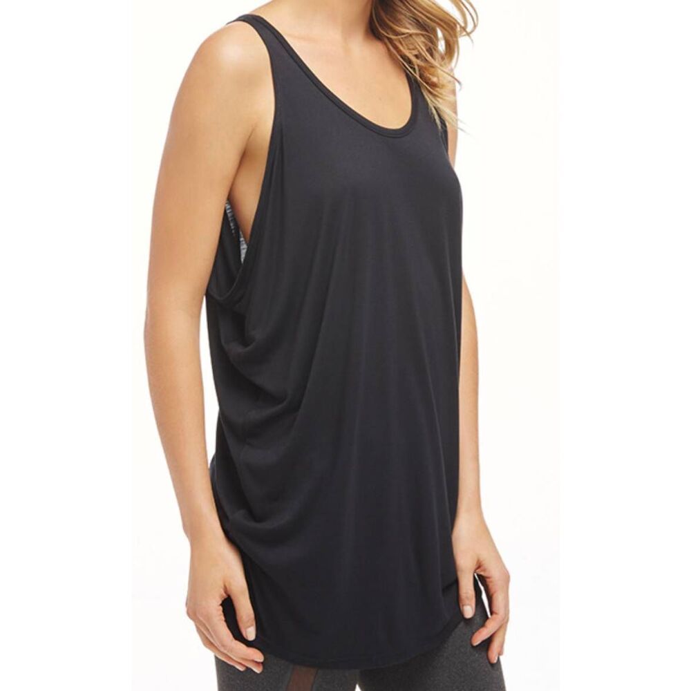 FABLETICS Relaxed Fit Split Sides Muscle Tank Size Med